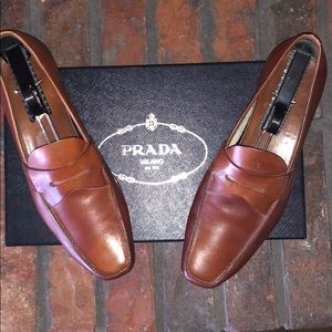 Prada Teak Colored Dress shoes